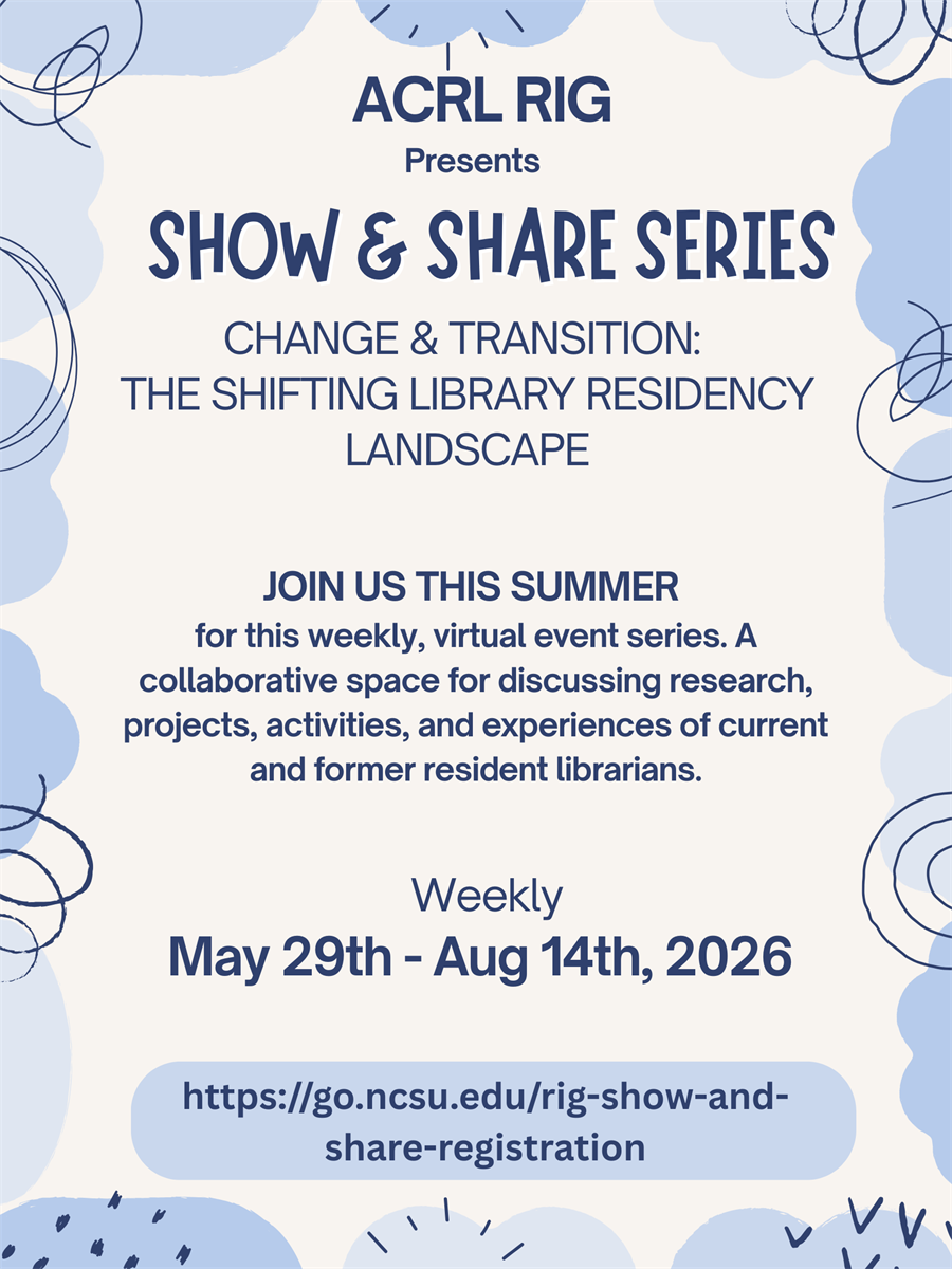 A Flyer with the details for the RIG Show & Share Summer event series